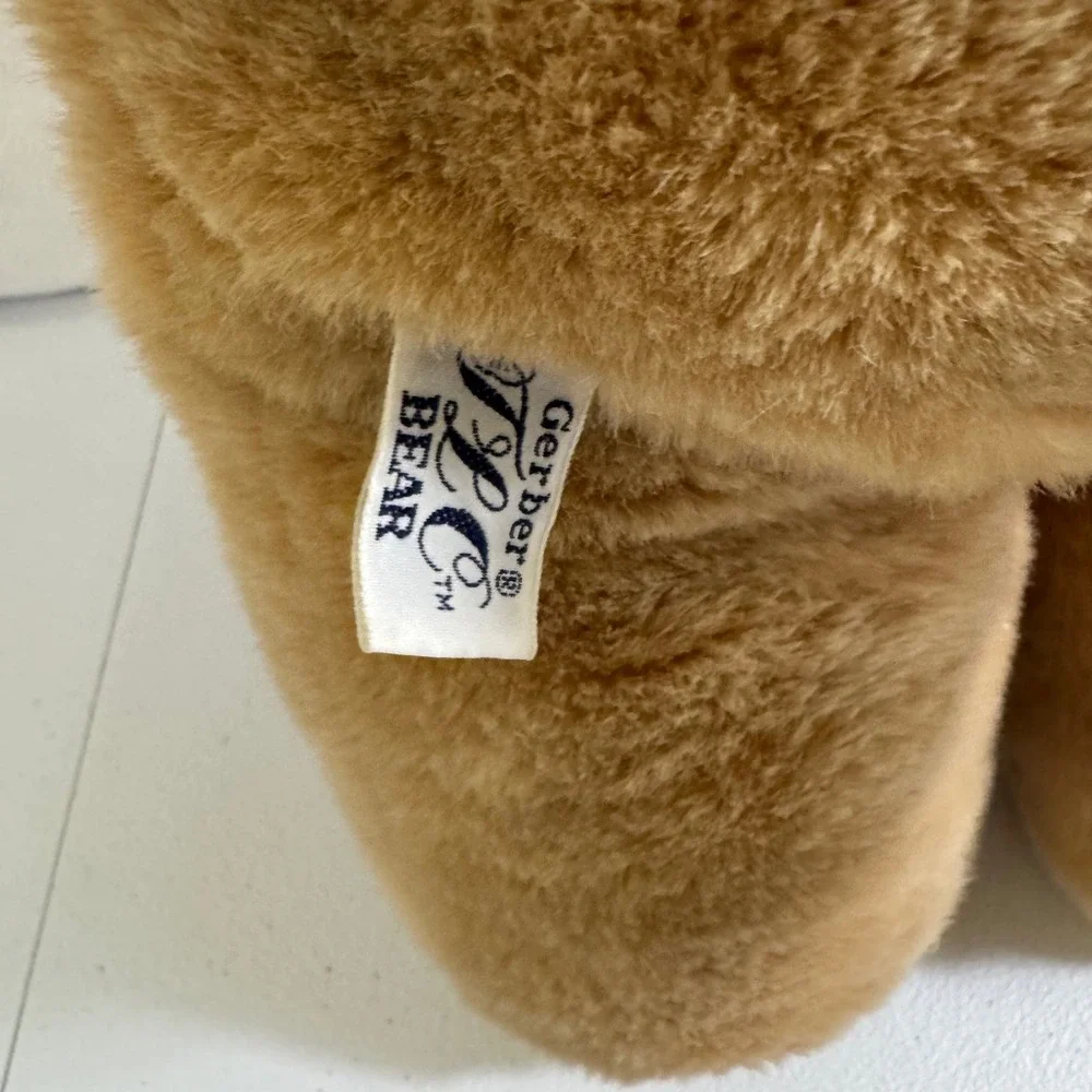 VTG Gerber G R Bear Plush Stuffed Animal Bow Official Mascot Childrens‎ Center